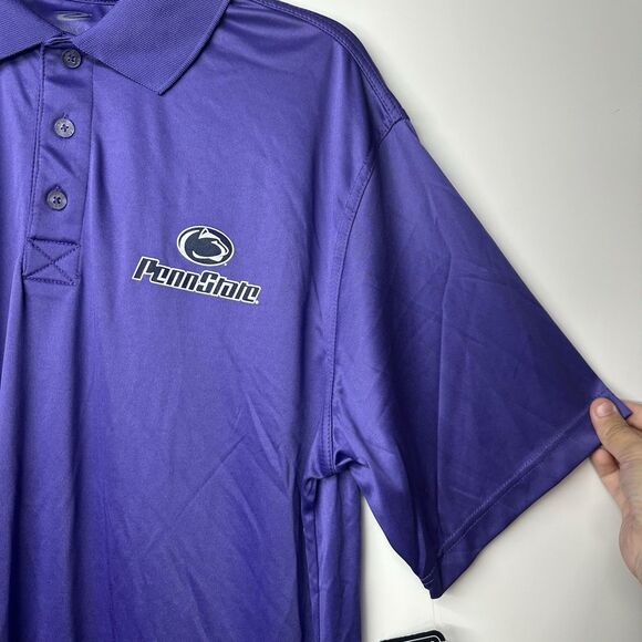 Ultra Club Penn State Polo Shirt Men’s Size Medium Light Purple Collared NWT - Picture 3 of 9